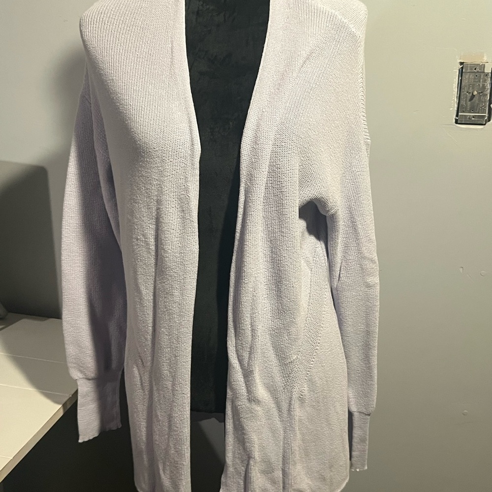 a new day Women's Light Purple Cardigan